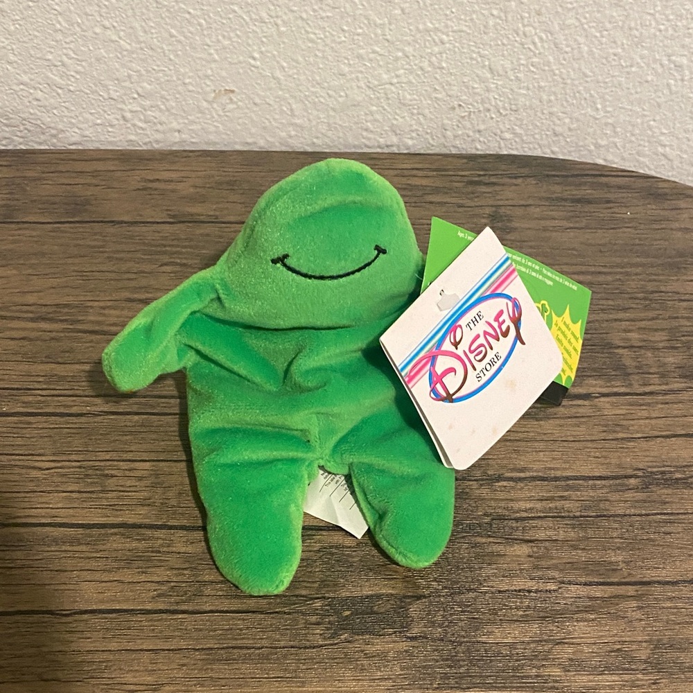 Disney Green Flubber Mini Sound-Activated Bean Bag Plush